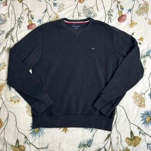 Tommy Hilfiger Black Crewneck Sweater Men’s Medium
